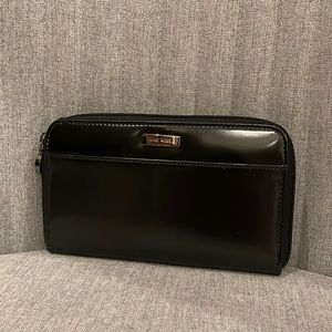 Vintage Nine West Black Gloss Wallet